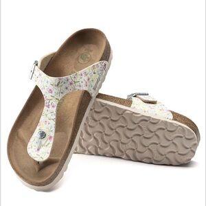 BIRKENSTOCK Gizeh BS Birko Flor VEGAN Thong Sandal EU36/US 5.5 WATERCOLOR FLOWER